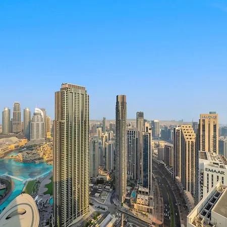 Апартаменты New! Panoramic Downtown & Fountain Views From High Floors Дубай Экстерьер фото
